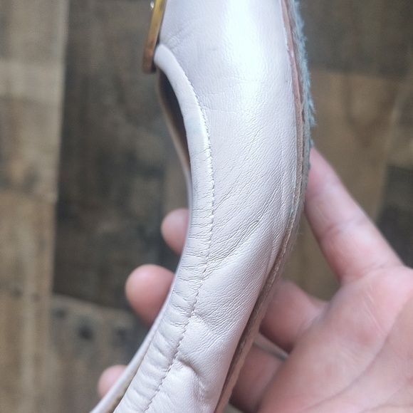 Tory Burch Minnie Cap Toe Ballet Flat Pink Sz 7.5 Women - Picture 14 of 17